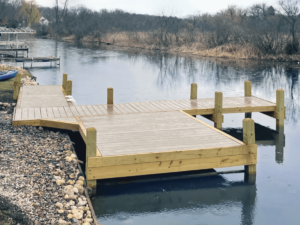 Large Custom Designed Dock Nagawicka