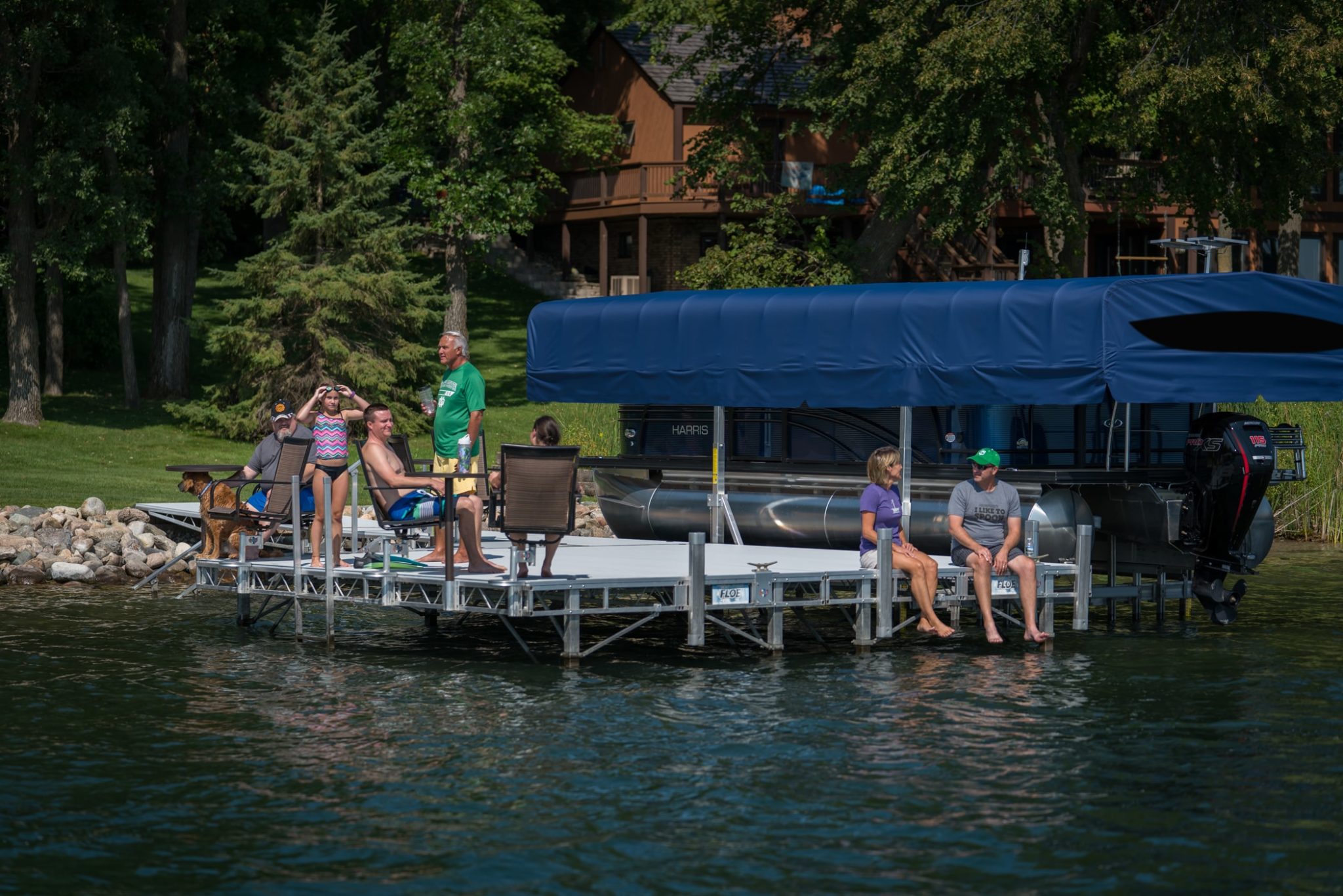 FLOE Aluminum RollIn Docks Rock Docks