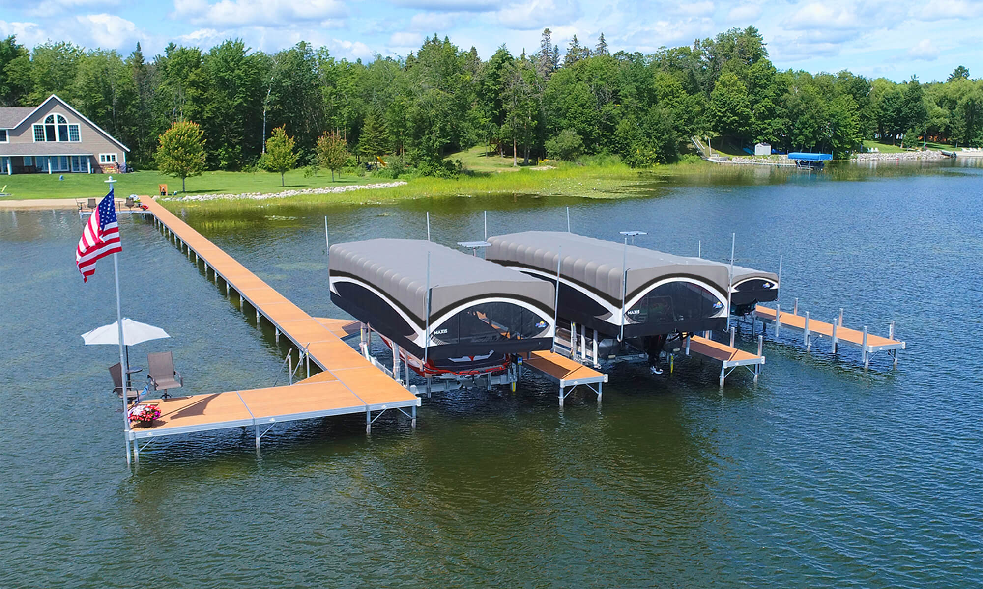 FLOE Aluminum Sectional Docks Rock Docks