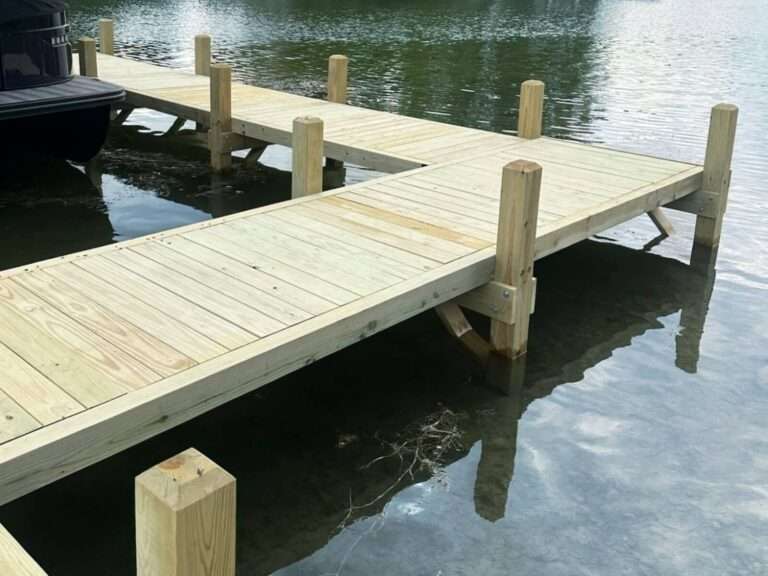 Okauchee Lake Wood Pier